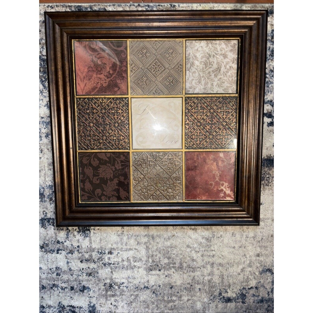 live laugh love framed wall art